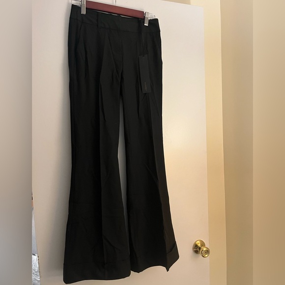 Bebe Size 00 Audrey Black "Classic Trouser" Pant NWT - Picture 1 of 5